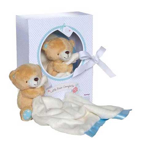Little Bear Forever Friends Blue Comforter in Display Box